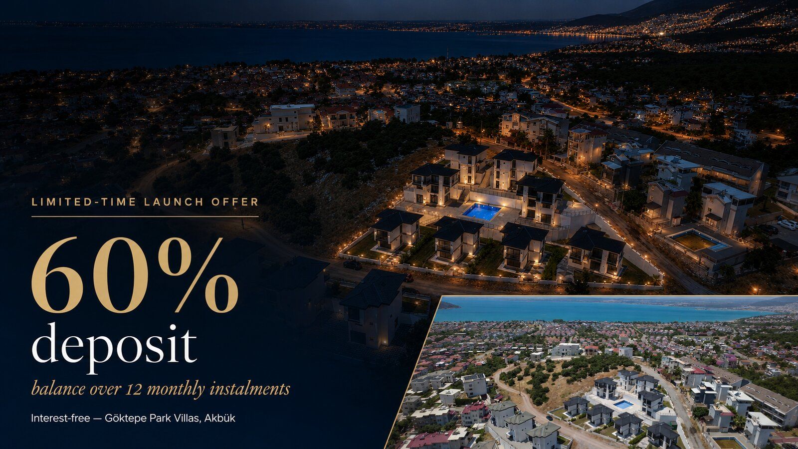 Göktepe Park Villas — проект из 8 вилл вокруг общего бассейна в Akbük